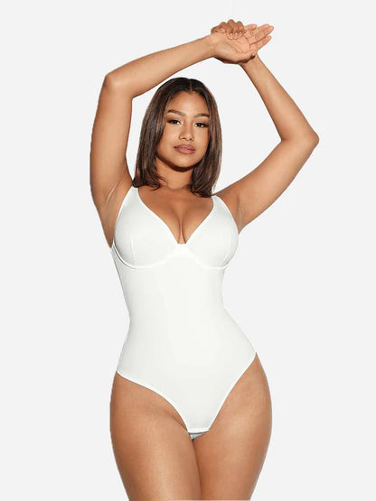 Snatch'd V-Neck Sculpting Bodysuit