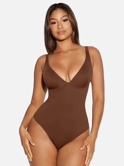 Snatch'd V-Neck Sculpting Bodysuit