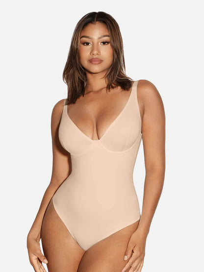 Snatch'd V-Neck Sculpting Bodysuit