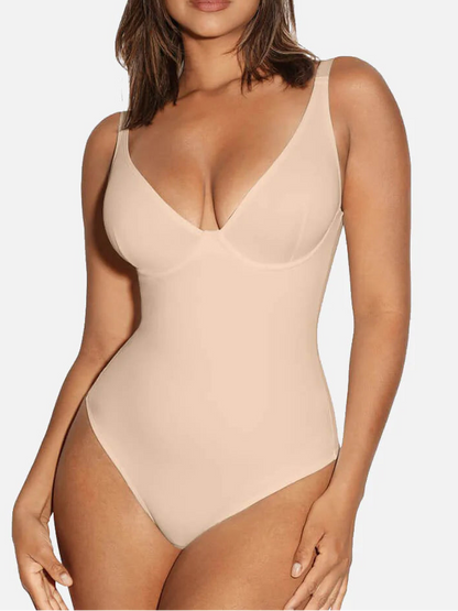 Snatch'd V-Neck Sculpting Bodysuit