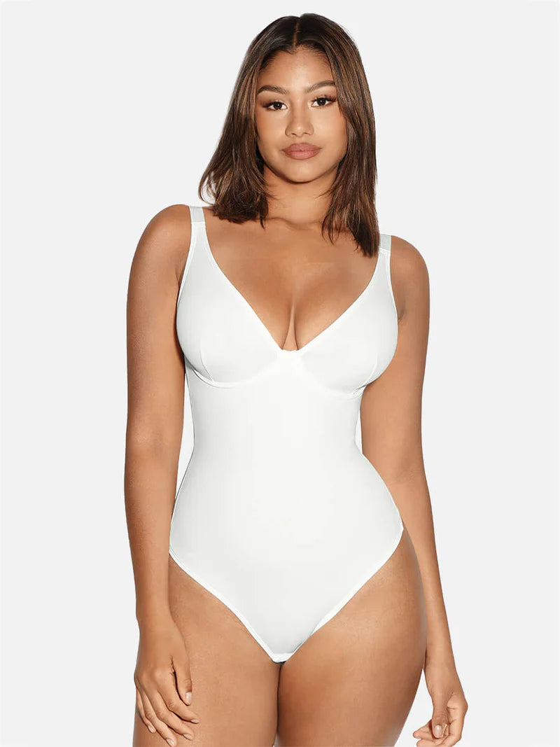 Snatch'd V-Neck Sculpting Bodysuit