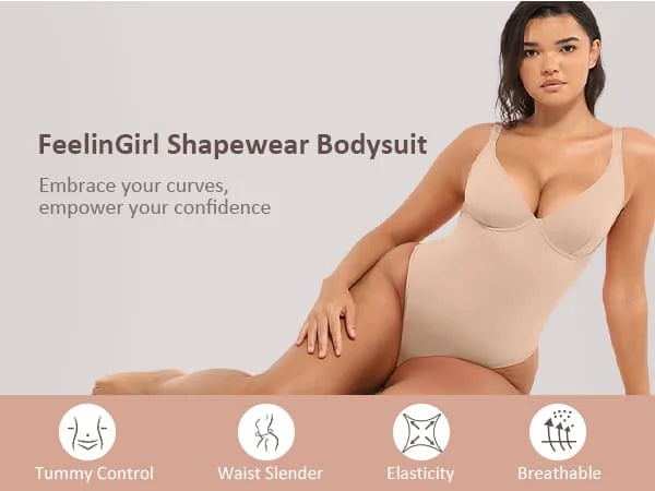 Snatch'd V-Neck Sculpting Bodysuit