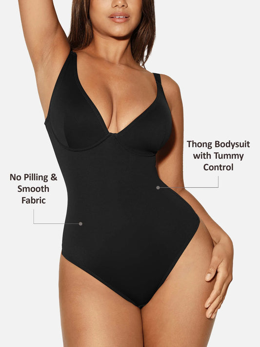 Snatch'd V-Neck Sculpting Bodysuit