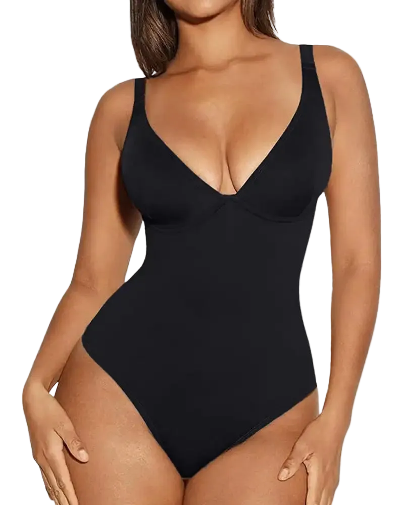 Snatch'd V-Neck Sculpting Bodysuit