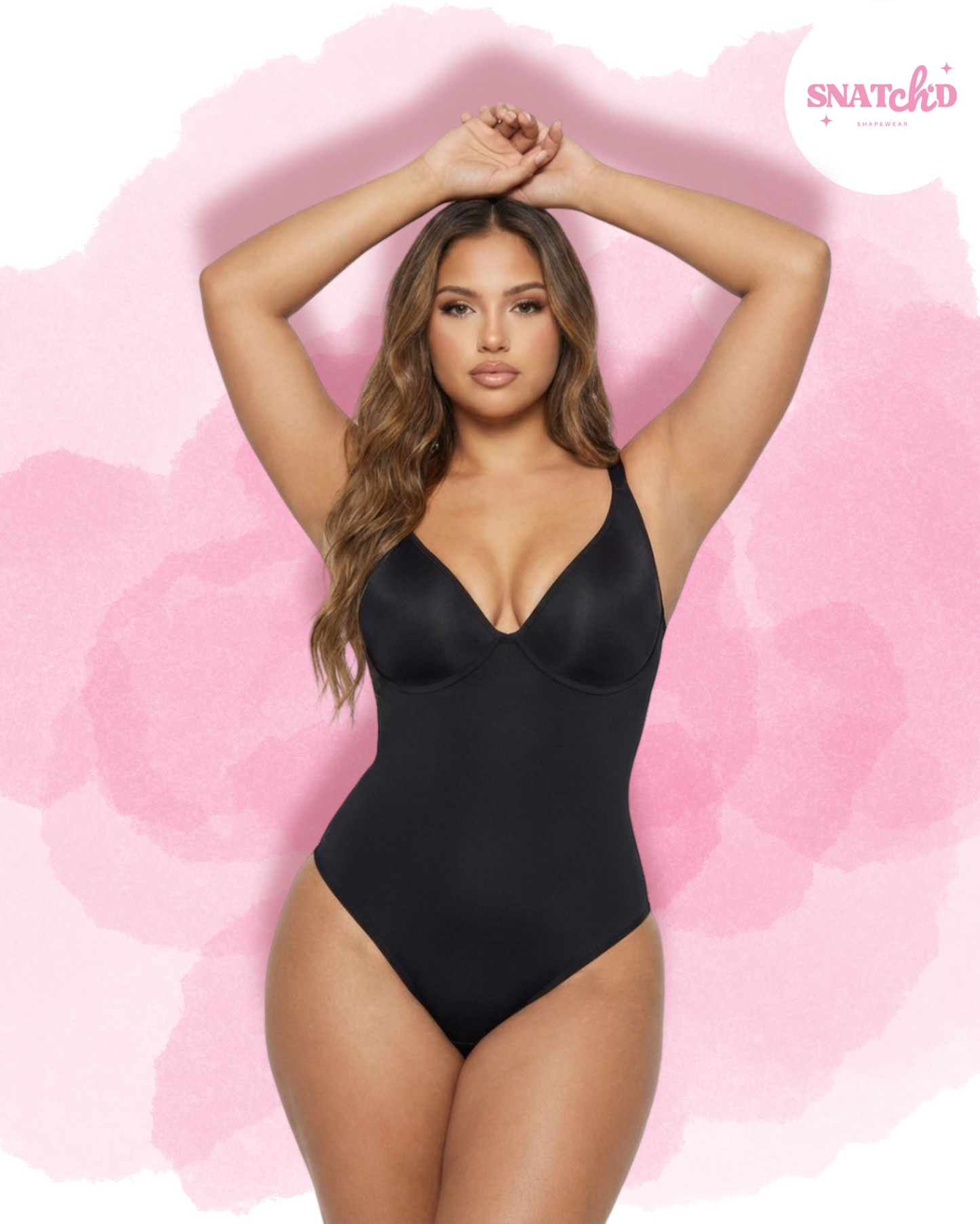 Snatch'd V-Neck Sculpting Bodysuit