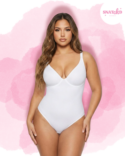 Snatch'd V-Neck Sculpting Bodysuit