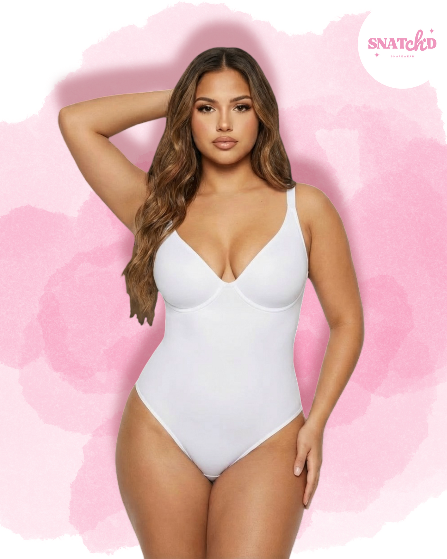 Snatch'd V-Neck Sculpting Bodysuit