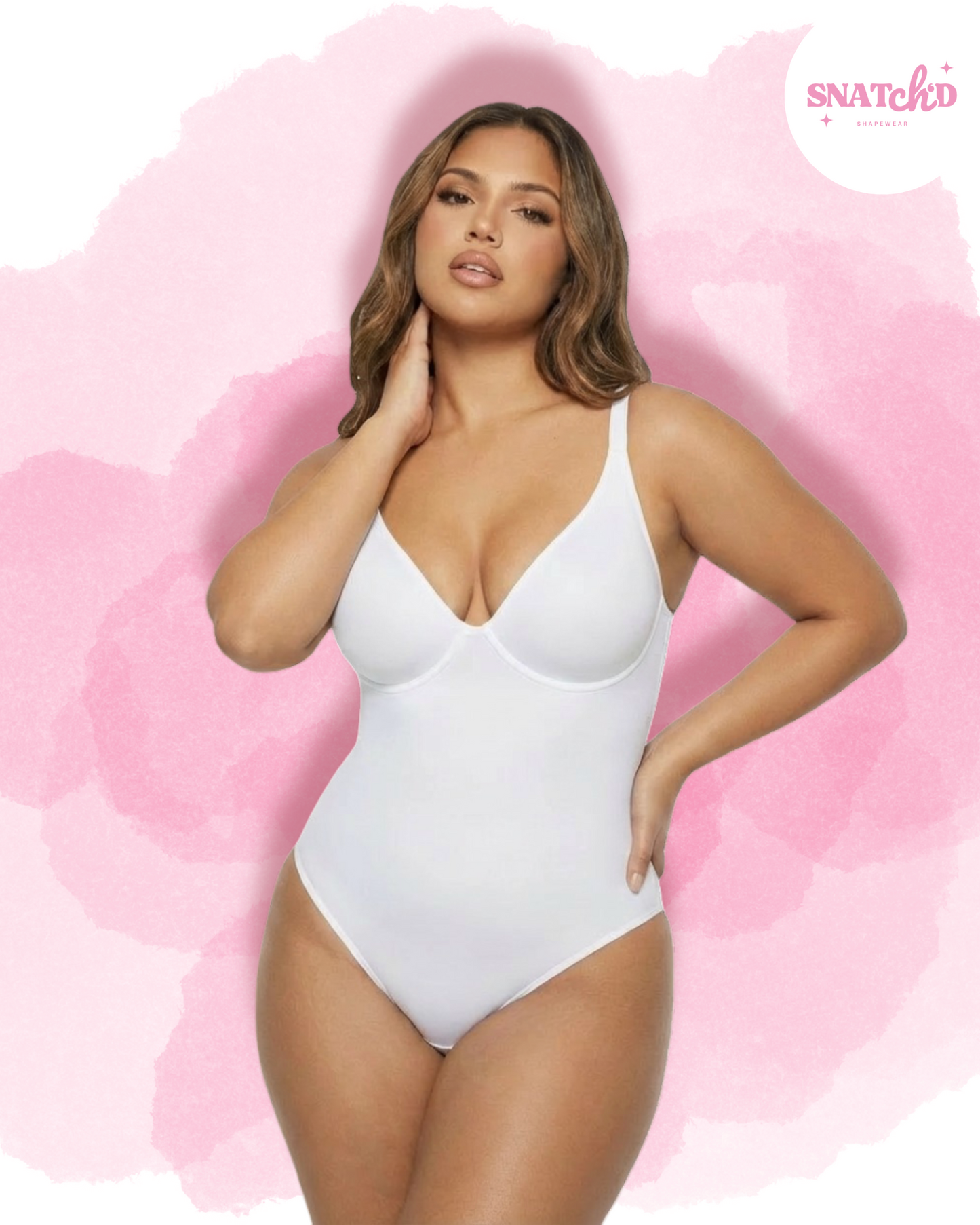 Snatch'd V-Neck Sculpting Bodysuit