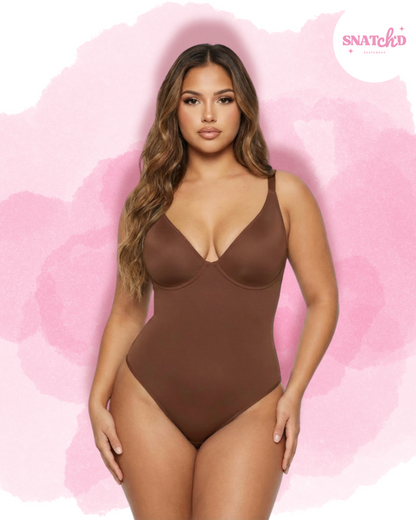 Snatch'd V-Neck Sculpting Bodysuit