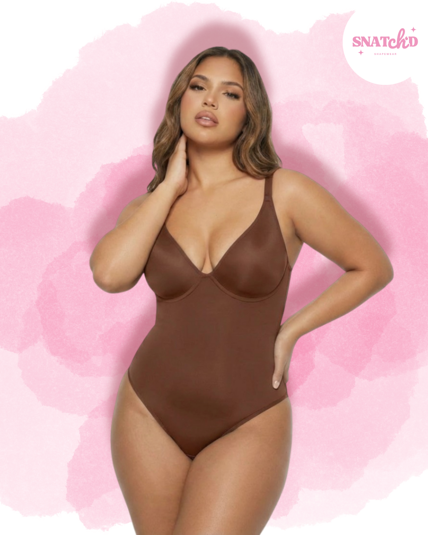 Snatch'd V-Neck Sculpting Bodysuit