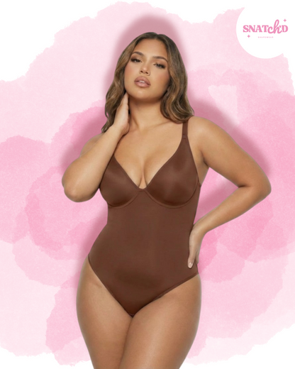 Snatch'd V-Neck Sculpting Bodysuit