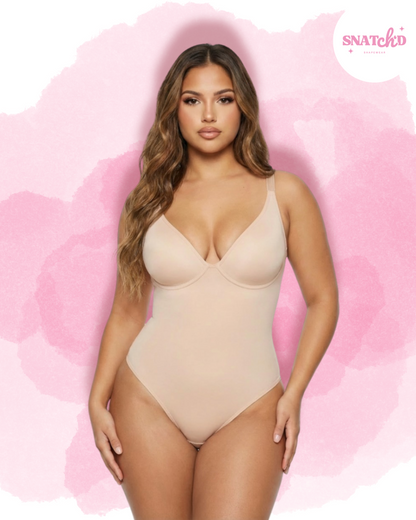 Snatch'd V-Neck Sculpting Bodysuit