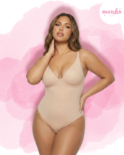 Snatch'd V-Neck Sculpting Bodysuit