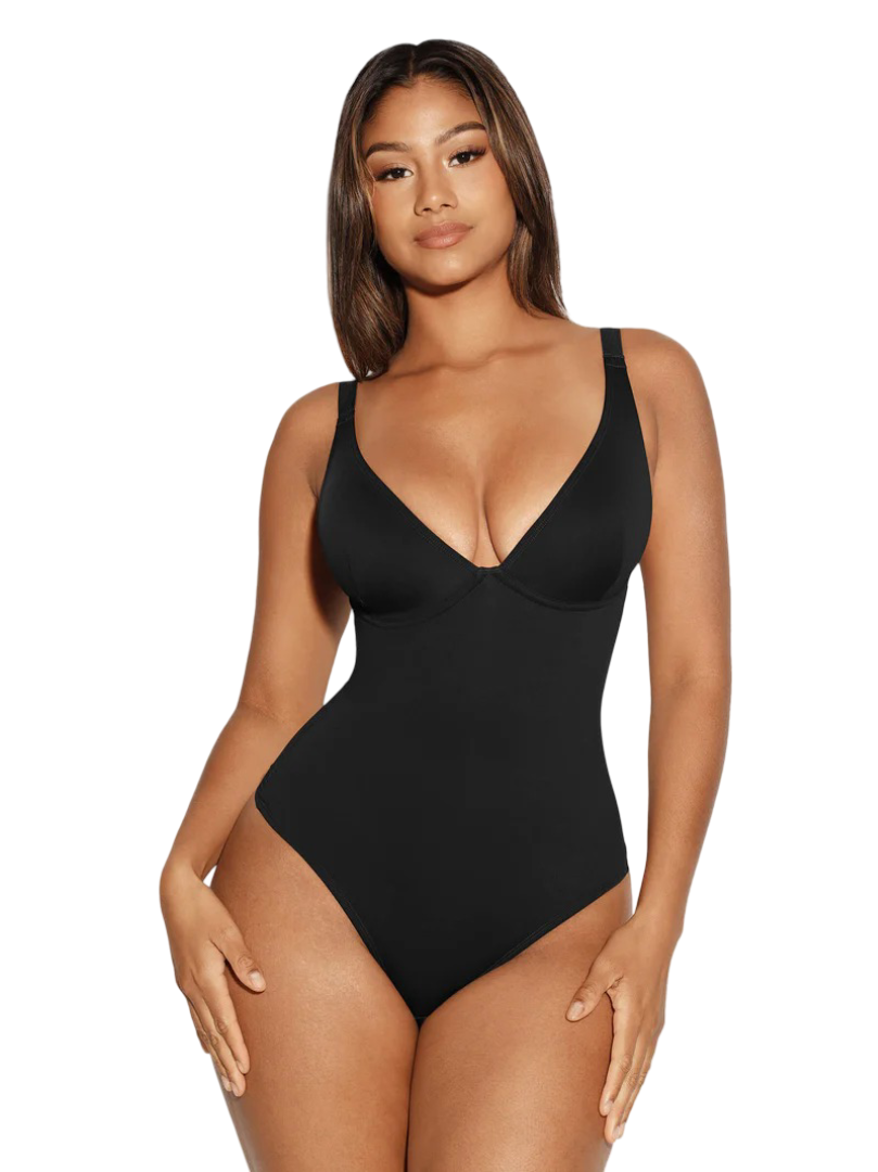 Snatch'd V-Neck Sculpting Bodysuit