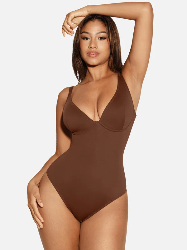Snatch'd V-Neck Sculpting Bodysuit